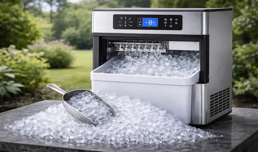ijsbad kopen zelf ijsblokjes maken met een ijsmachine voor gebruik in een ijsbad