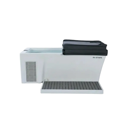 ijsbad kopen Elite PRO volledig acryl ijsbad met koeler en isolerende afdekking voor koudetherapie