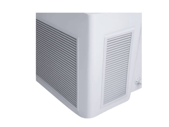 ijsbad met koeler zijaanzicht met ventilatieroosters